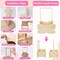 Wooden Baby Shower Crate Closet, Baby Shower Basket with Handle Hangers Butterfly Decoration Personalized Wooden Crate Boys Girls Gifts
